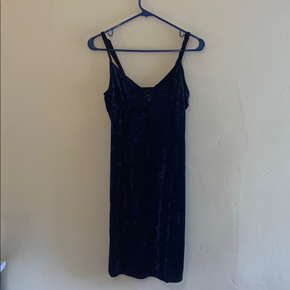 Kendal and Kylie Velvet Slip Dress